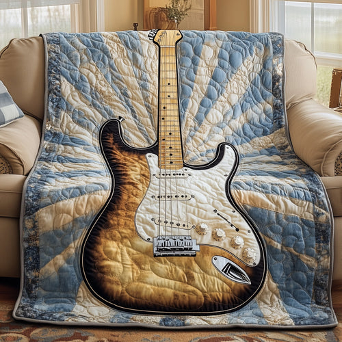 Guitar Quilted Blanket GFTOHD4477