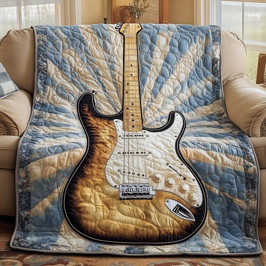 Guitar Quilted Blanket GFTOHD4477