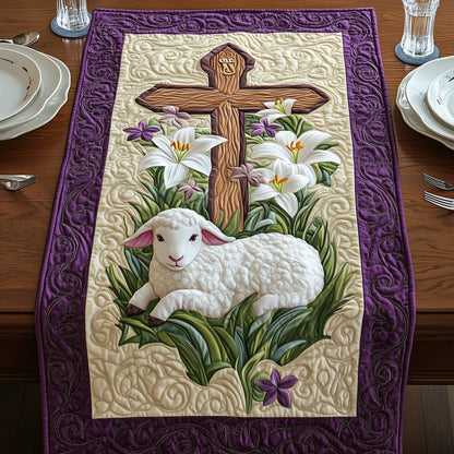 Easter Lamb Quilted Table Runner GFTOHD4566