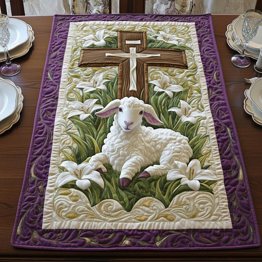 Easter Lamb Quilted Table Runner GFTOHD4567