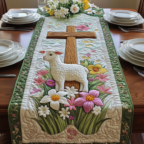 Easter Lamb Quilted Table Runner GFTOHD4571