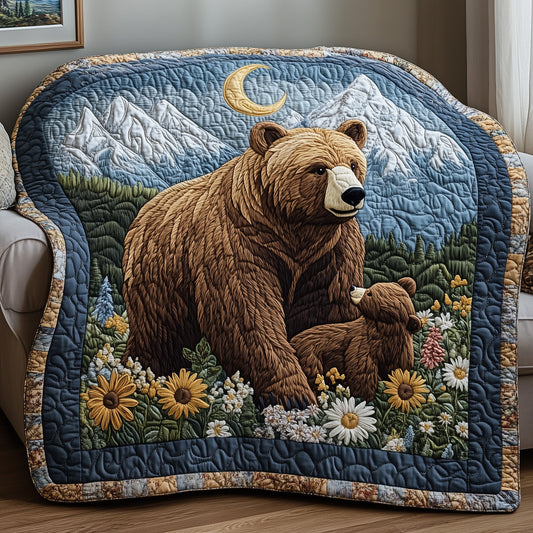 Bear Family Quilted Blanket GFTOHD4810