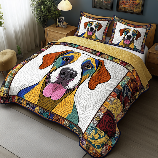 Great Dane 3-Piece Quilted Bedding Set GFTOHD498