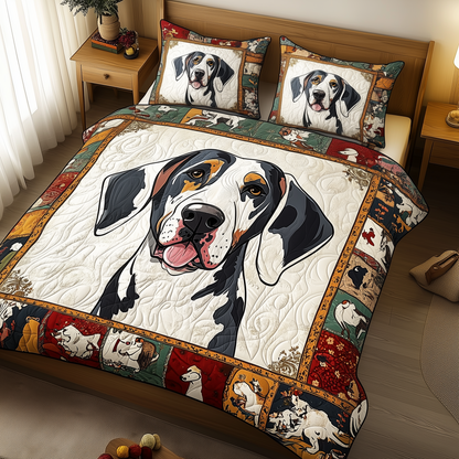 Great Dane 3-Piece Quilted Bedding Set GFTOHD499