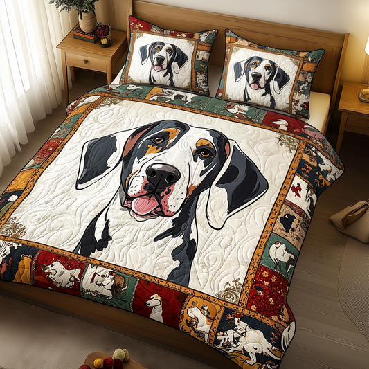Great Dane 3-Piece Quilted Bedding Set GFTOHD499