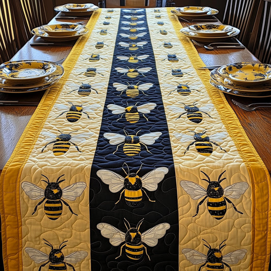 Honey Wings Quilted Table Runner GFTOHD5341