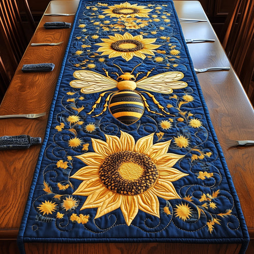 Garden Symphony Quilted Table Runner GFTOHD5344