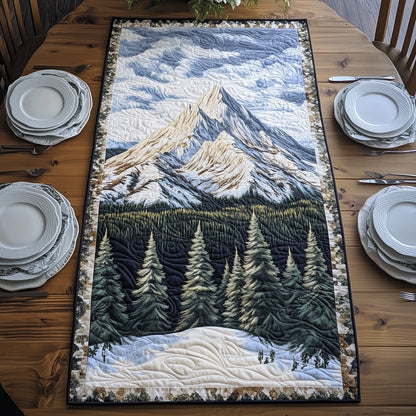 Snowy Mountain Quilted Table Runner GFTOHD5710