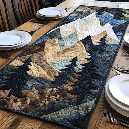 Mountain Forest Quilted Table Runner GFTOHD5722