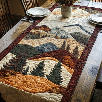 Mountain Forest Quilted Table Runner GFTOHD5725