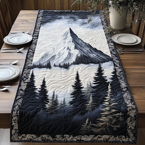 Snow Mountain Quilted Table Runner GFTOHD5729