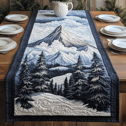 Snow Mountain Quilted Table Runner GFTOHD5731