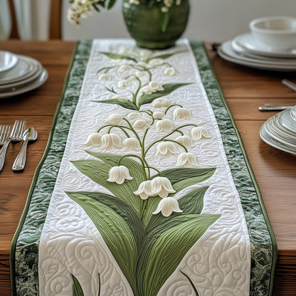 Lily of The Valley Quilted Table Runner GFTOHD5911