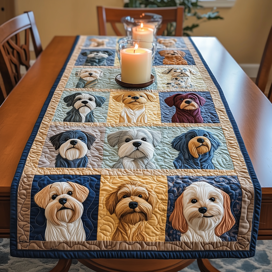 Furry Friends Feast Quilted Table Runner GFTOHD616