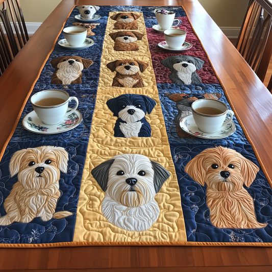 Furry Friends Feast Quilted Table Runner GFTOHD617