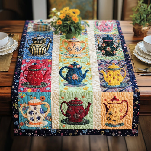 Cup of Color Quilted Table Runner GFTOHD6199