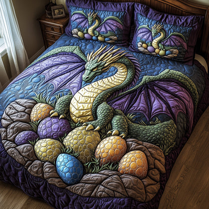 The Egg Keeper 3-Piece Quilted Bedding Set GFTOHD6383