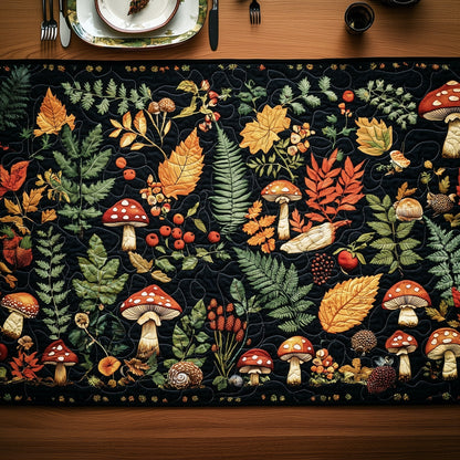 Mystic Mushroom Garden Quilted Table Runner GFTOHD6431