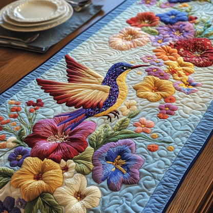Hummingbird Heaven Quilted Table Runner GFTOHD6554