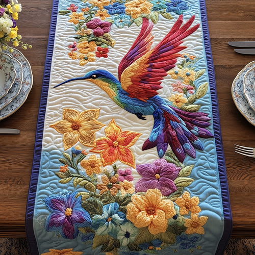 Hummingbird Heaven Quilted Table Runner GFTOHD6556