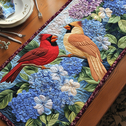 Love Among the Hydrangeas Quilted Table Runner GFTOHD6655