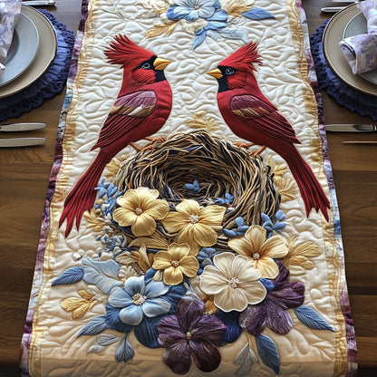 Cardinals Blooming Heaven Quilted Table Runner GFTOHD6666