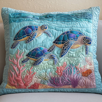 Tropical Turtle Dreams Quilted Pillow Case GFTOHD6770