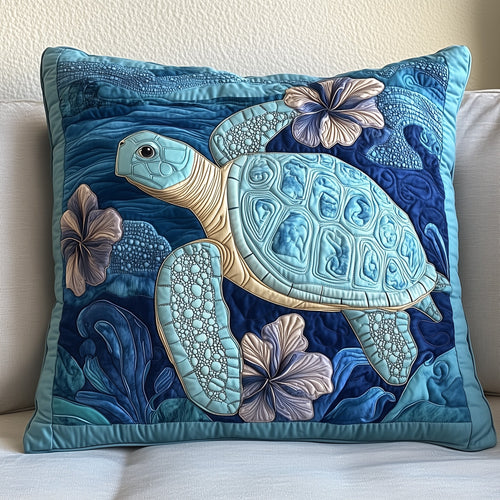 Tropical Turtle Dreams Quilted Pillow Case GFTOHD6774
