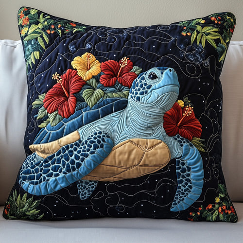 Tropical Turtle Dreams Quilted Pillow Case GFTOHD6778