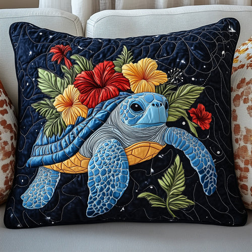 Tropical Turtle Dreams Quilted Pillow Case GFTOHD6779