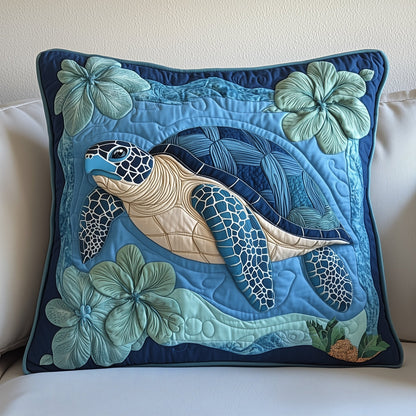 Tropical Turtle Dreams Quilted Pillow Case GFTOHD6782