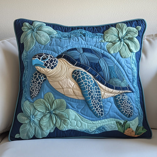 Tropical Turtle Dreams Quilted Pillow Case GFTOHD6782
