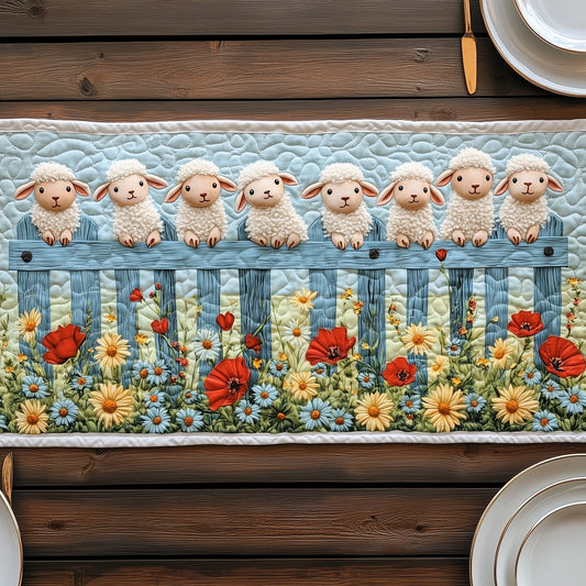 Lamb Lane Blossoms Quilted Table Runner GFTOHD6839