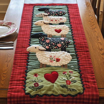 Lamb Lane Blossoms Quilted Table Runner GFTOHD6843