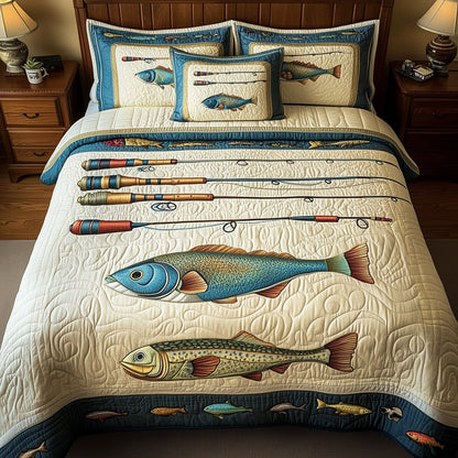 3-Piece Quilted Bedding Set GFTOHD6875