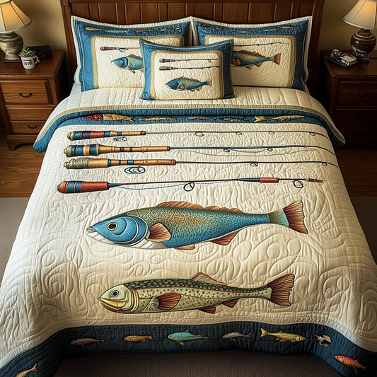 3-Piece Quilted Bedding Set GFTOHD6875