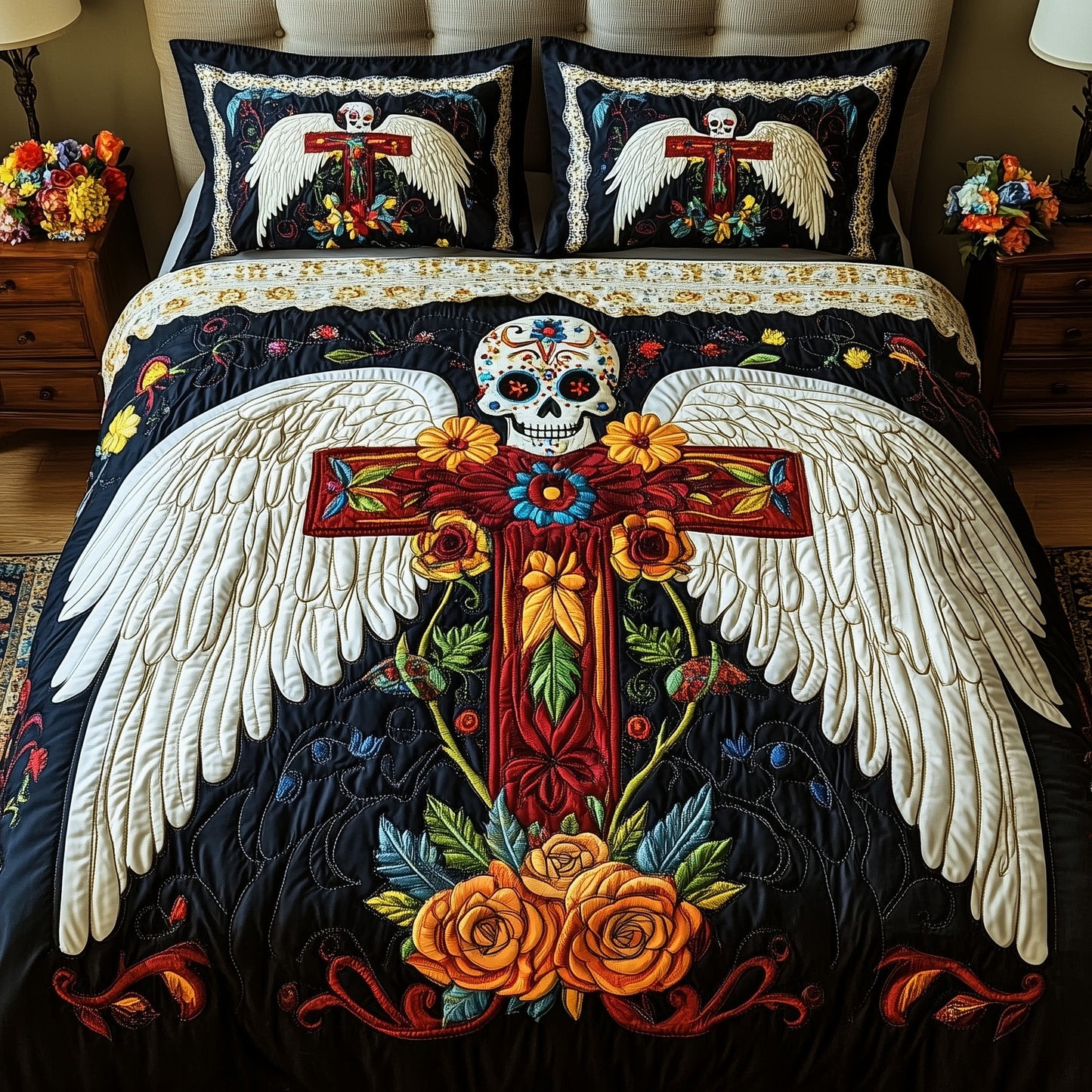 Heavenly Heritage Cross Duvet Cover Set GFTOHD6877