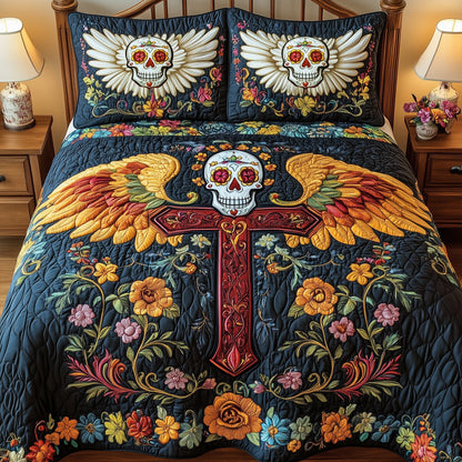 Blooming Afterlife Cross Duvet Cover Set GFTOHD6878