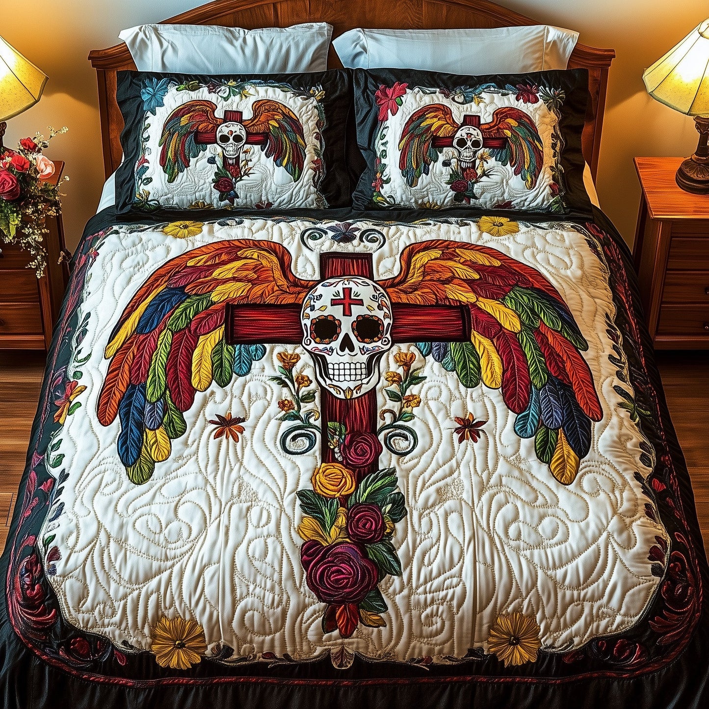 Heavenly Heritage Cross Duvet Cover Set GFTOHD6892