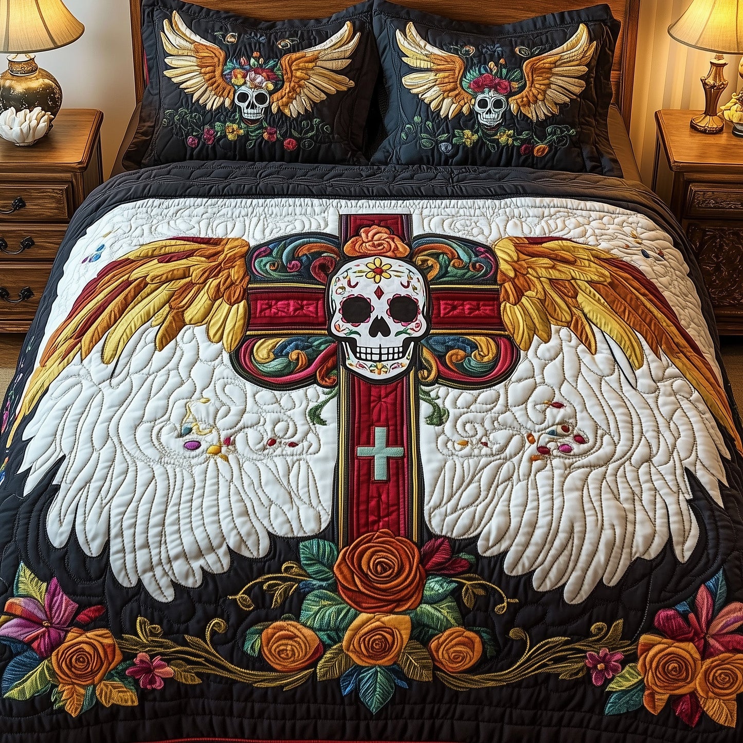 Heavenly Heritage Cross Duvet Cover Set GFTOHD6893