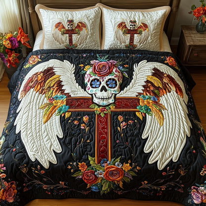 Blooming Afterlife Cross Duvet Cover Set GFTOHD6894
