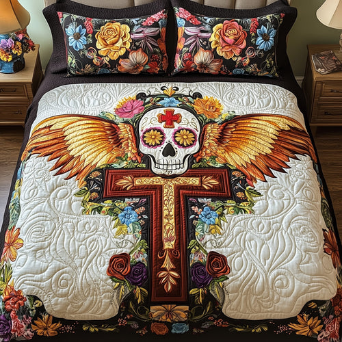 Blooming Afterlife Cross Duvet Cover Set GFTOHD6895