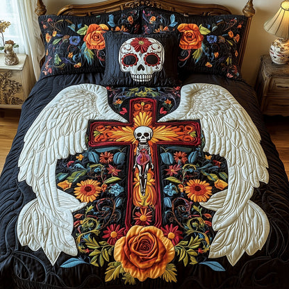 Blooming Afterlife Cross Duvet Cover Set GFTOHD6897