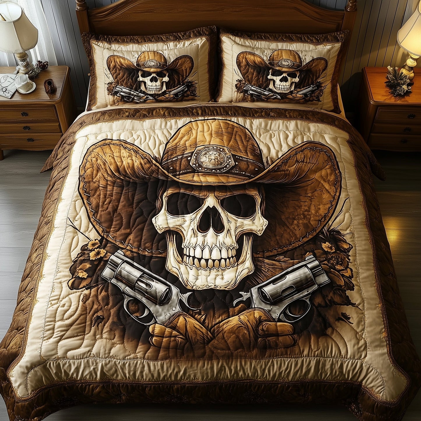 Cowboy Skull Legacy Duvet Cover Set GFTOHD6898