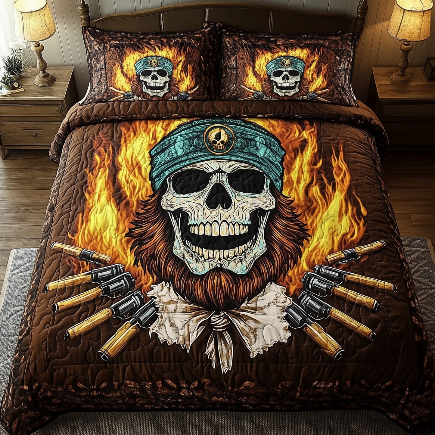 Outlaw Inferno King Duvet Cover Set GFTOHD6899