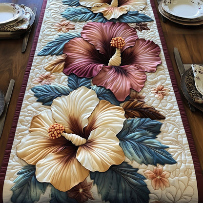 Hibiscus Haven Quilted Table Runner GFTOHD6921