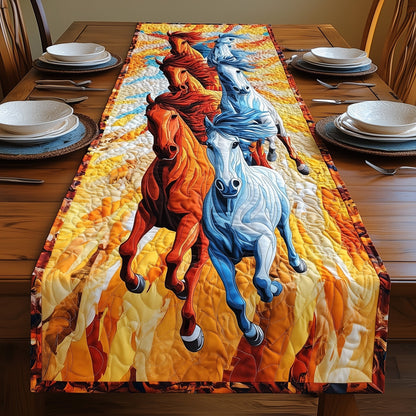 Majestic Horse Run Quilted Table Runner GFTOHD6931