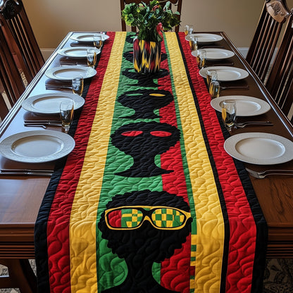 Juneteenth Queen Style Quilted Table Runner GFTOHD6954