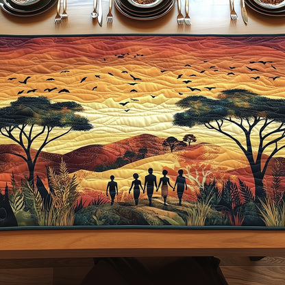 Juneteenth Sunset Unity Quilted Table Runner GFTOHD6962