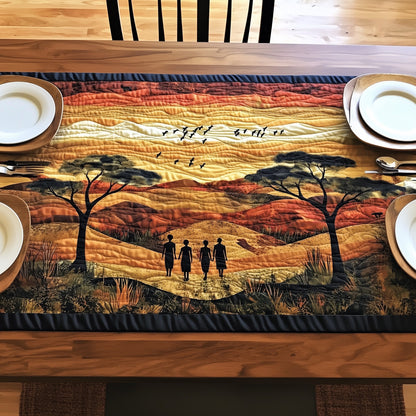 Juneteenth Sunset Unity Quilted Table Runner GFTOHD6964